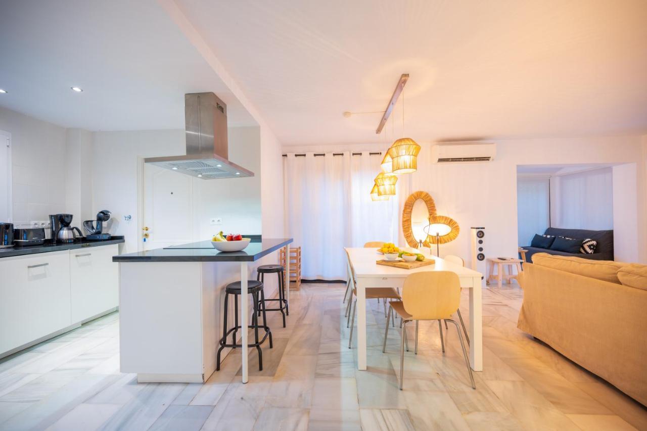 Typical Beach House Las Chapas Playa With Heated Pool Marbella Buitenkant foto